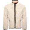 Superdry Fleece Jacket Oatmeal Beige In Neutral
