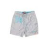Superdry Gray Polyester Swim Shorts In Gray