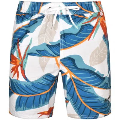 Superdry Hawaiian Swim Shorts White