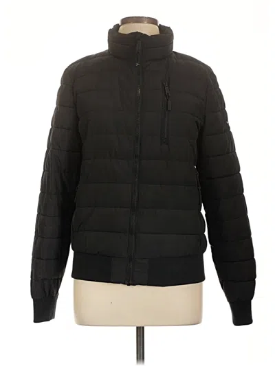 Pre-owned Superdry Jacket In Black