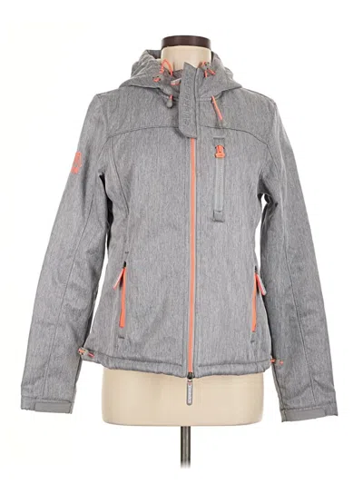 Pre-owned Superdry Jacket In Blue