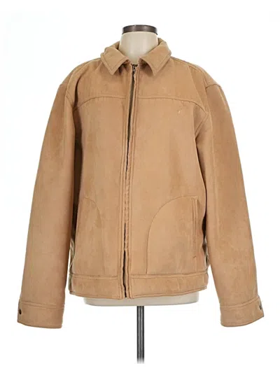 Pre-owned Superdry Jacket In Brown