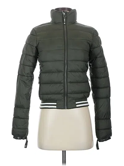 Pre-owned Superdry Jacket In Green