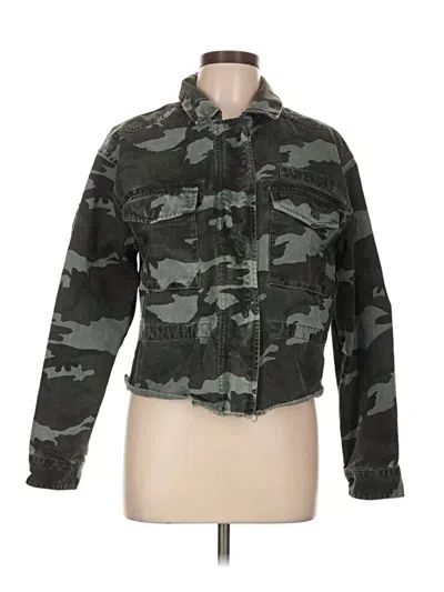 Pre-owned Superdry Jacket In Green