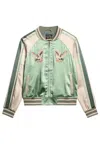 Superdry Jacket Suikajan Embroidered Bomber In Green