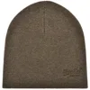 Superdry Knit Beanie Hat Brown In Brown