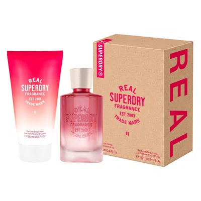 Superdry Ladies Real 01 Gift Set Fragrances 7640473480720 In Transparent