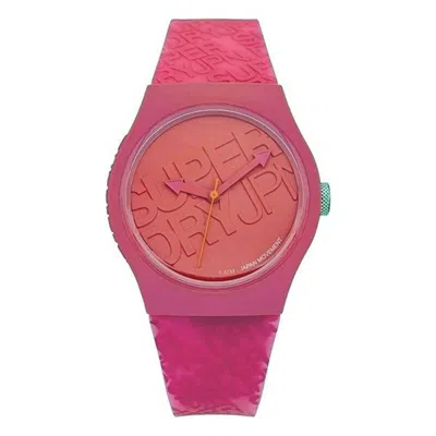 Superdry Ladies' Watch  Syl169p ( 38 Mm) Gbby2 In Pink
