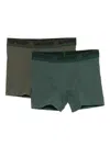 Superdry Logo Boxers (pack Of 2) In Green