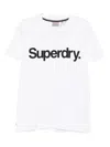 Superdry Logo-print T-shirt In White
