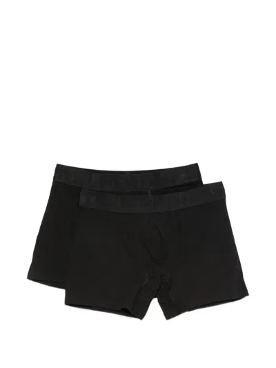 Superdry Logo-waistband Boxers In Black