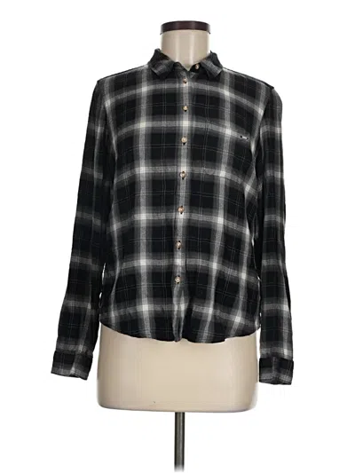 Pre-owned Superdry Long Sleeve Button Down Shirt In Gray