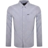 SUPERDRY SUPERDRY LONG SLEEVE OXFORD SHIRT NAVY