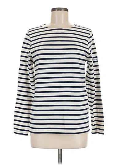 Pre-owned Superdry Long Sleeve Turtleneck In Ivory