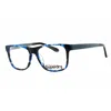 Superdry Men's Blue Rectangular Eyeglass Frames Sdoavery
