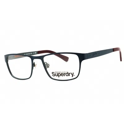 Superdry Men's Blue Rectangular Eyeglass Frames Sdocedar