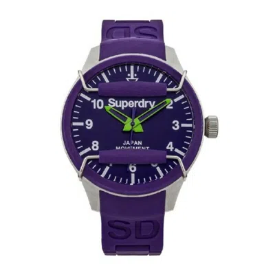 Superdry Men's Watch  Syg125u ( 44 Mm) Gbby2 In Purple