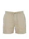 Superdry Merchant Drawstring Shorts In Neutral