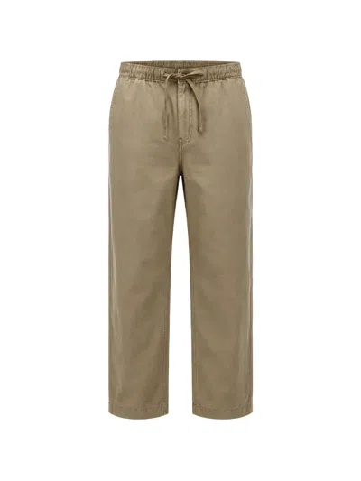 Superdry Merchant Store Drawstring Trousers In Brown
