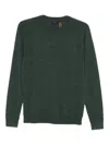 Superdry Merino Wool Sweater In Green
