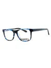Superdry Modern Rectangular Eyeglasses For Men In Blue