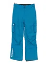Superdry Panelled Cargo Trousers In Blue