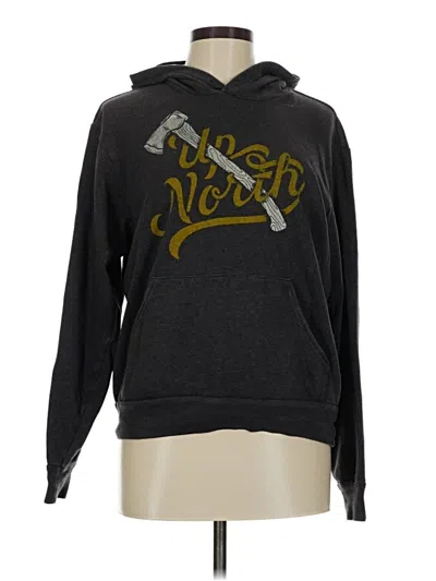 Pre-owned Superdry Pullover Hoodie In Black