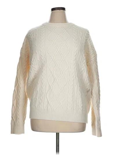 Pre-owned Superdry Pullover Sweater In Ivory