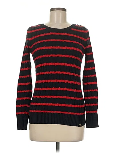 Pre-owned Superdry Pullover Sweater In Red