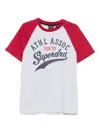 Superdry Raglan-sleeve T-shirt In White