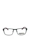 Superdry Rectangle-frame Glasses In Black