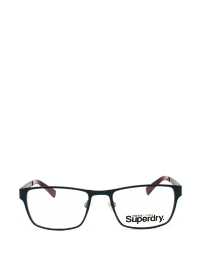 Superdry Rectangle-frame Glasses In Black