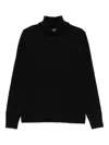 Superdry Roll-neck Sweater In Black