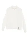Superdry Roll-neck Sweater In Neutral
