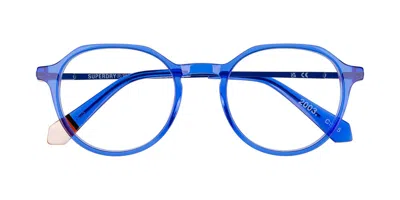 Superdry Sdo 2003 105 Occhiali Da Vista Blu Per Uomo (solo Montatura) In Blue