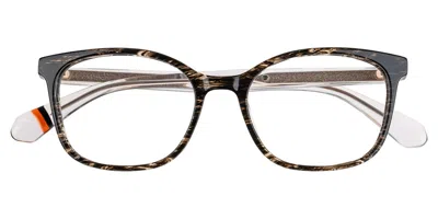 Superdry Sdo 3006 104 Occhiali Da Vista Marroni Per Donna (solo Montatura) In Multi