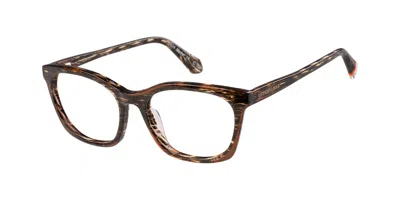 Superdry Sdo 3022 104 Occhiali Da Vista Marroni Per Donna (solo Montatura) In Multi