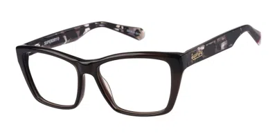 Superdry Sdo 3051 104 Occhiali Da Vista Neri Per Donna (solo Montatura) In Black