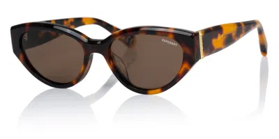 Superdry Sds 5013 102 Women's Sunglasses Tortoiseshell Size 52 In Brown
