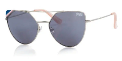 Superdry Sds Mikki 002 Men's Sunglasses Silver Size 57