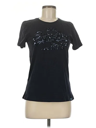 Pre-owned Superdry Short Sleeve T-shirt In Black