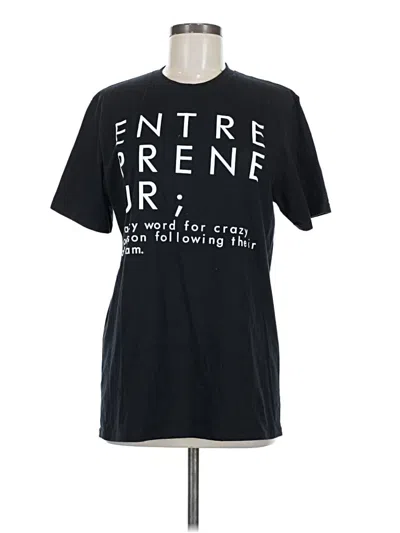 Pre-owned Superdry Short Sleeve T-shirt In Black