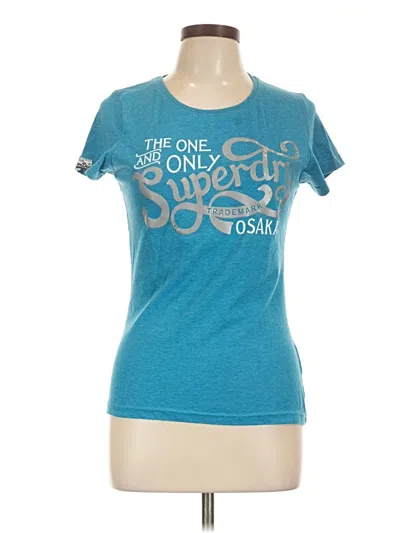 Pre-owned Superdry Short Sleeve T-shirt In Blue