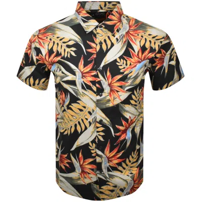 Superdry Short Sleeved Hawaiian Shirt Navy