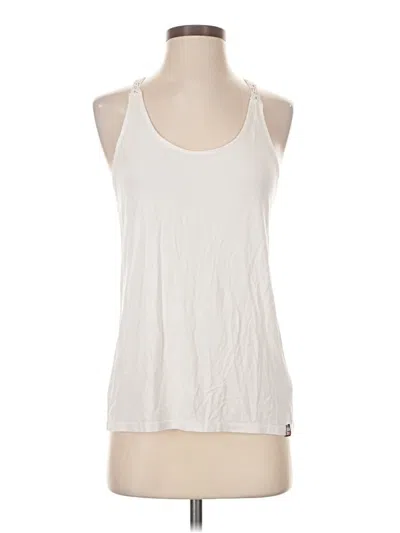 Pre-owned Superdry Sleeveless Top White Halter Neckline Tops