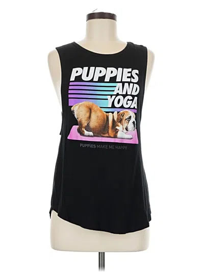 Pre-owned Superdry Sleeveless T-shirt In Black