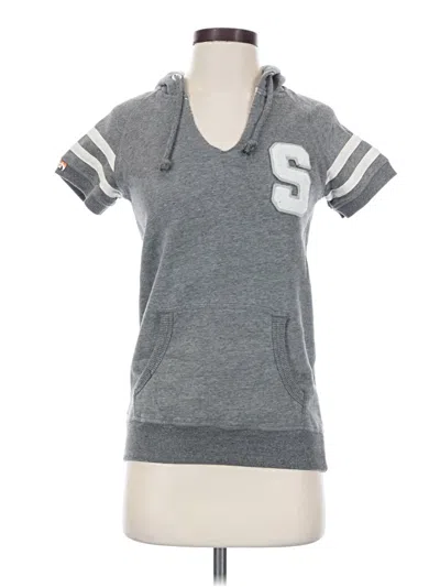 Pre-owned Superdry Sweater Vest In Gray