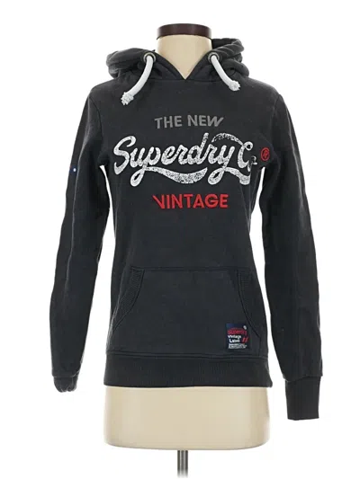 Pre-owned Superdry Sweatshirt In Black