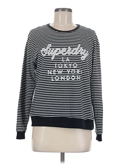 Pre-owned Superdry Sweatshirt In Black