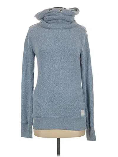 Pre-owned Superdry Sweatshirt In Blue